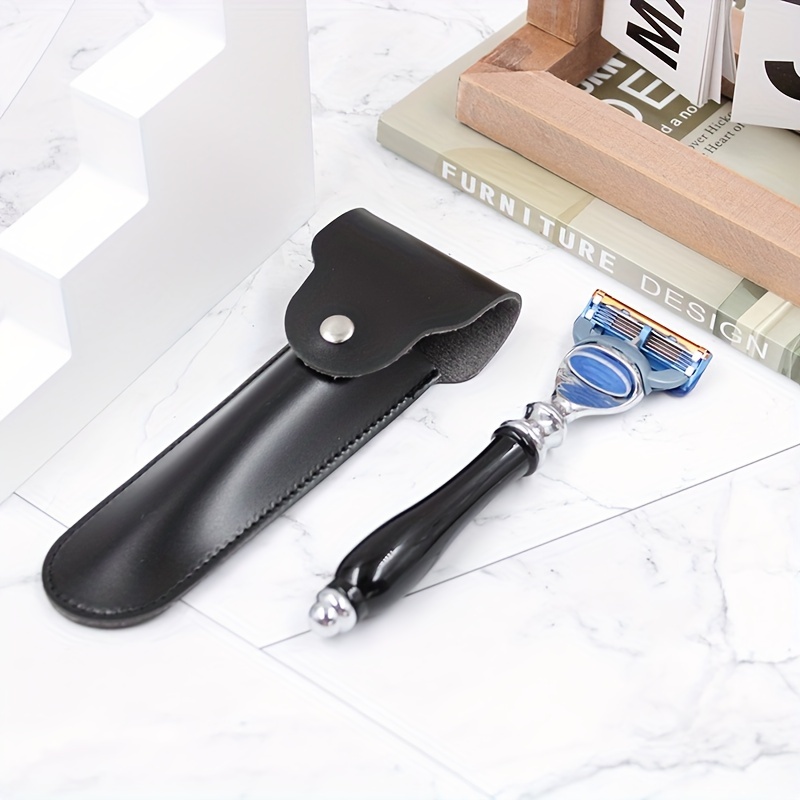 Manual Razor Leather Case, Tra - Travel Router Accessories avaliação e preço