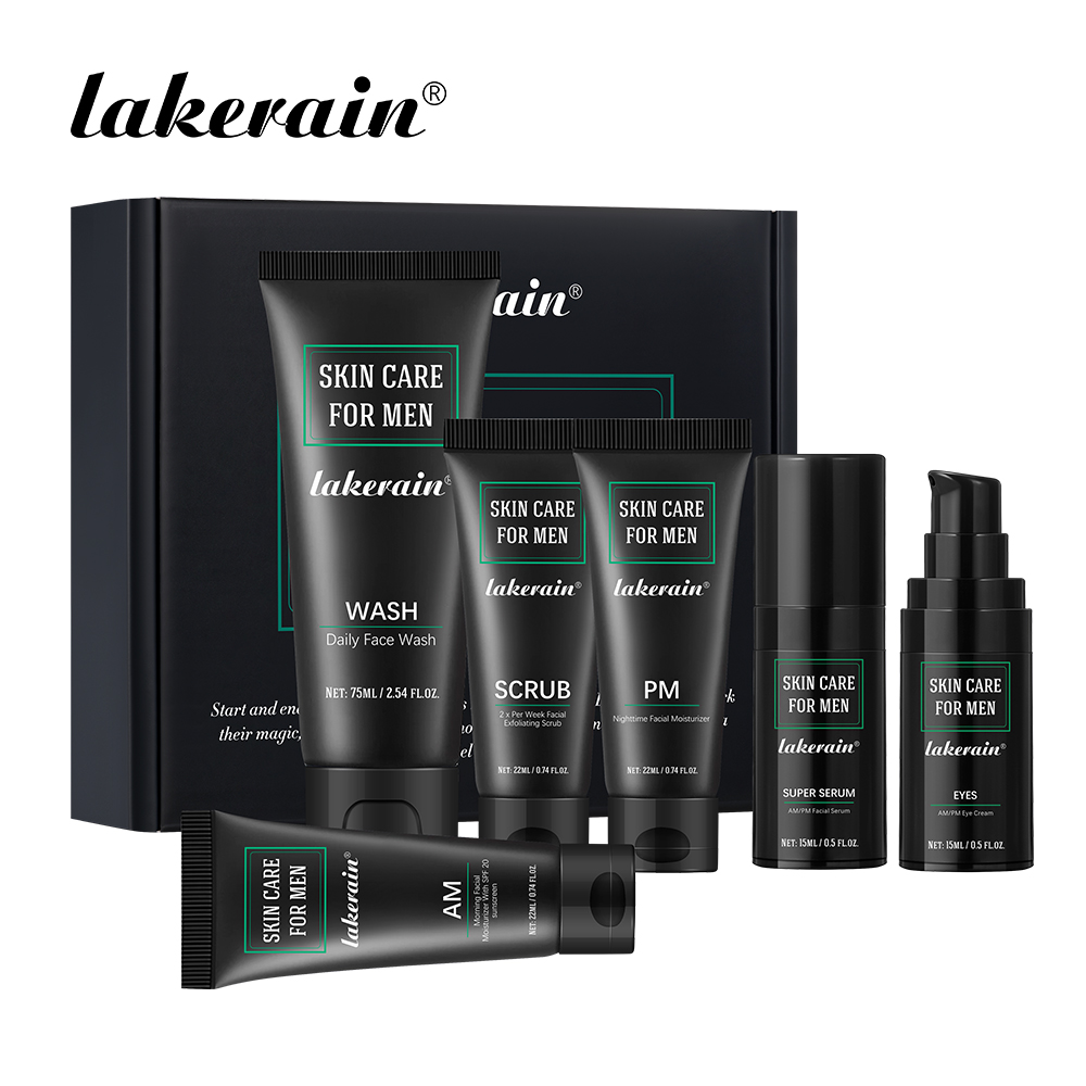 Lakerain Skin Care for Men Kit - Travel Accessories For Men avaliação e preço