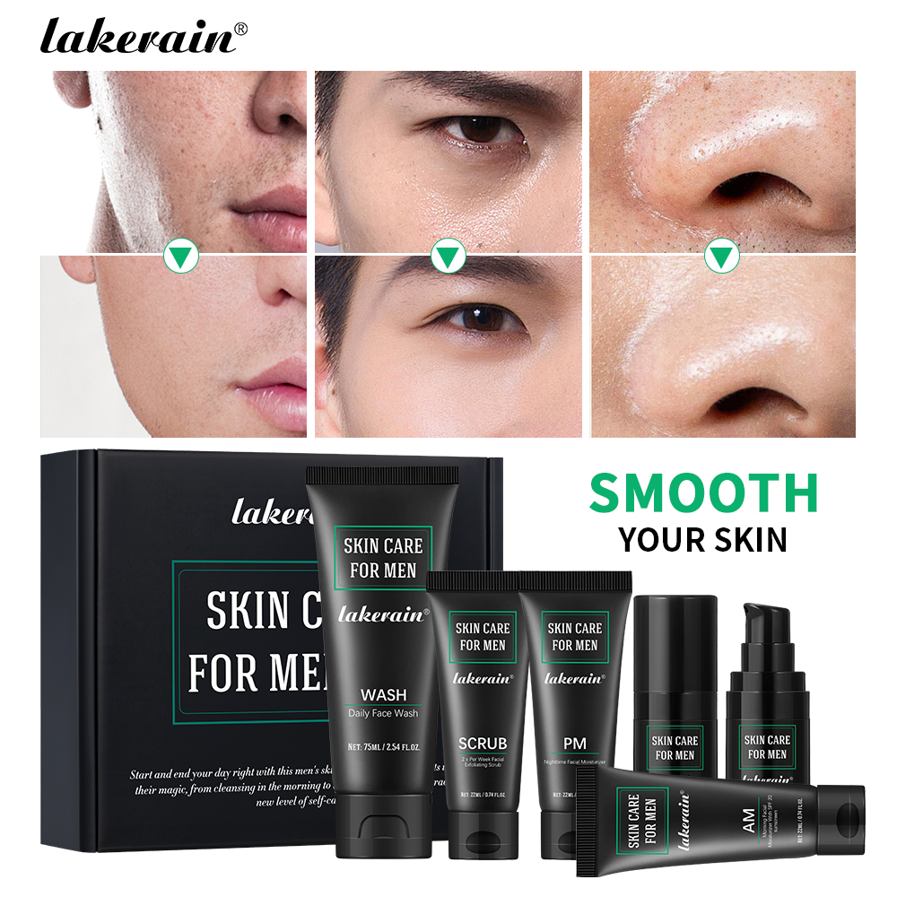 Lakerain Skin Care for Men Kit - Travel Accessories For Men avaliação e preço