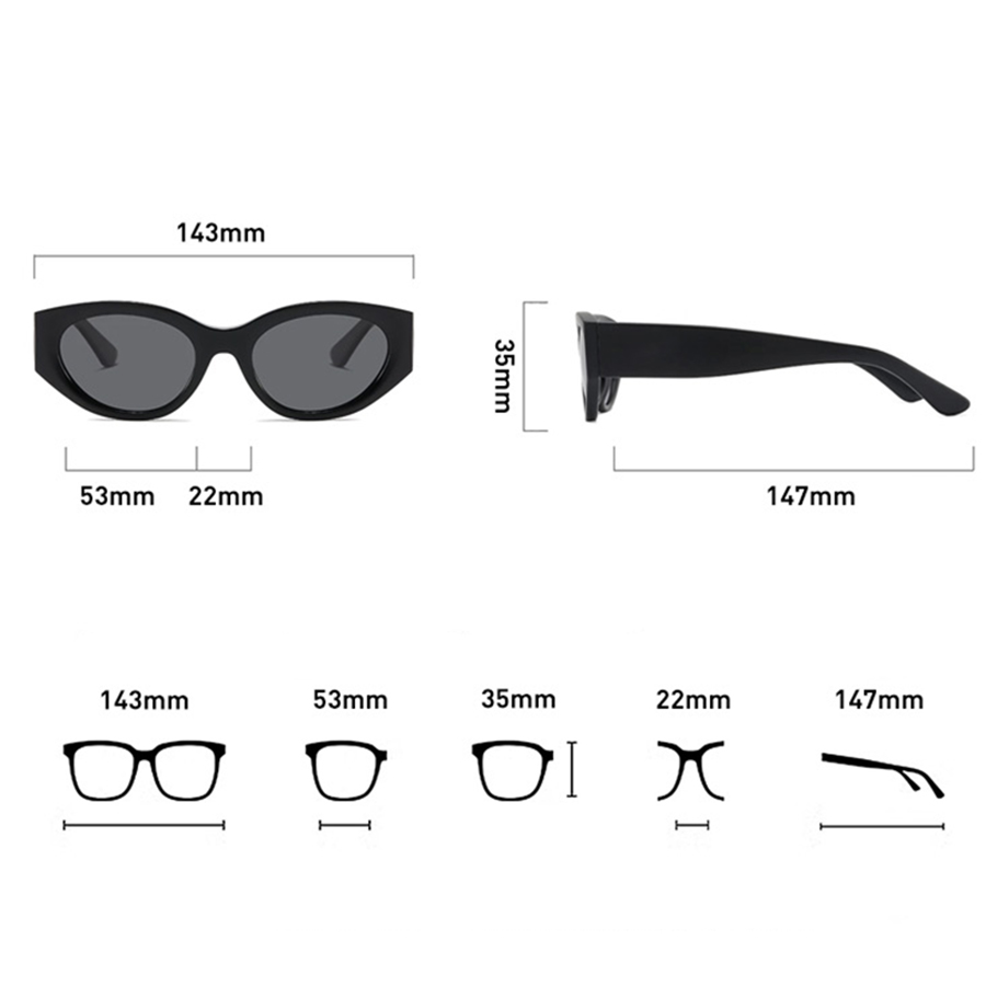 Women Men Classic Cat-Eye Pola - Travel Accessories Deals avaliação e preço