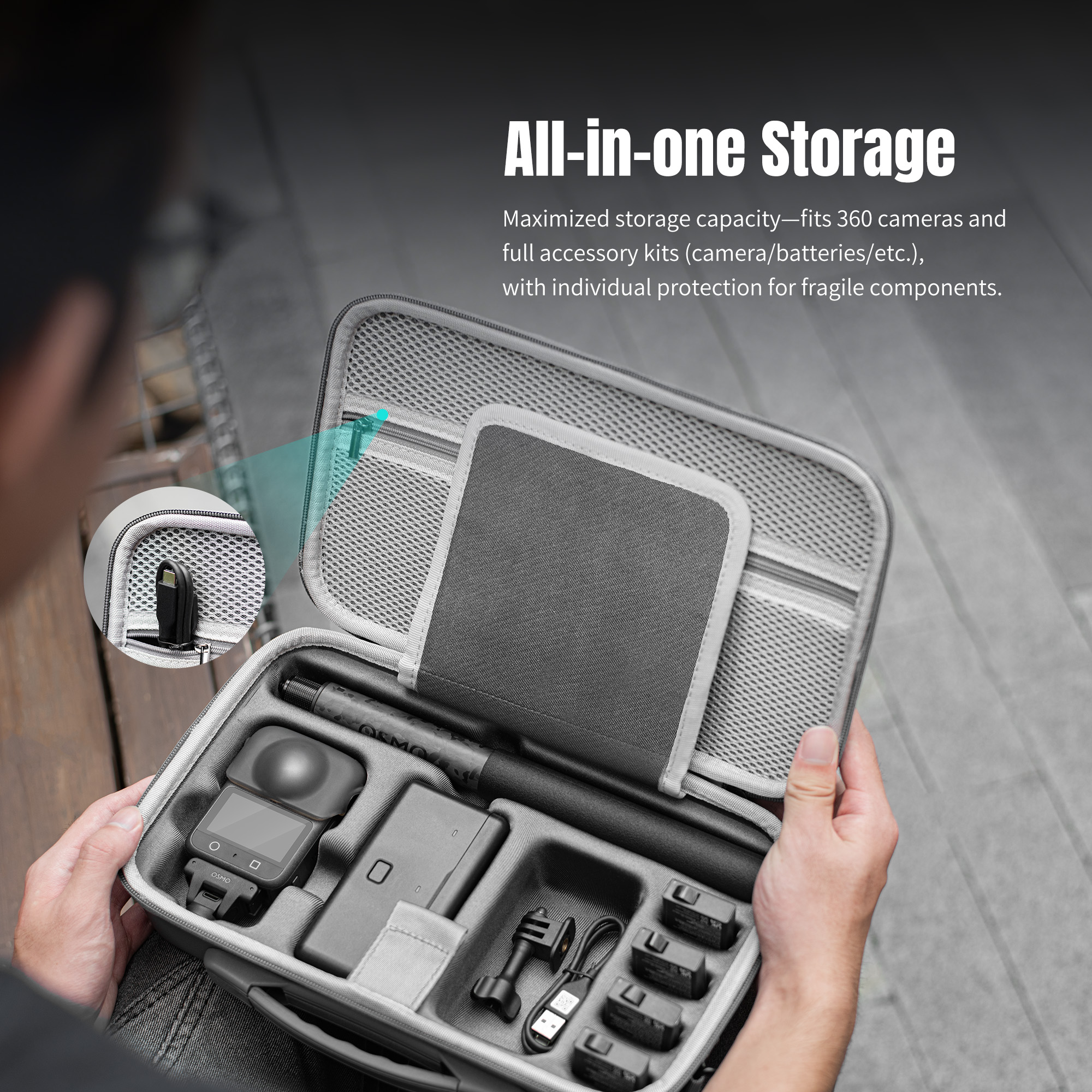 For DJI OSMO 360 Travel Carryi - Travel Accessories Bag avaliação e preço
