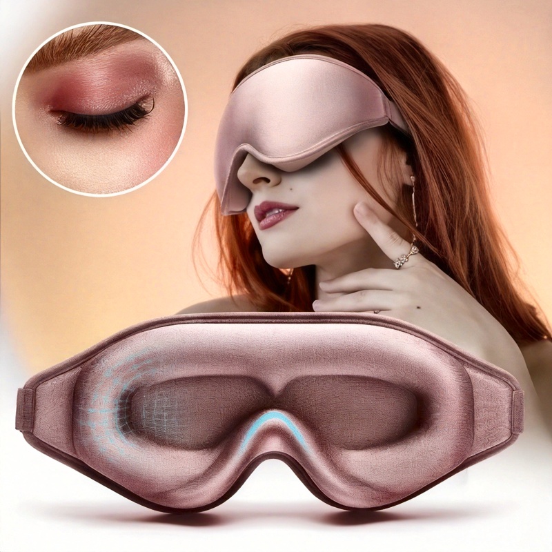 Super Soft 3D Silk Sleeping Ey - Travel Accessories For Men avaliação e preço