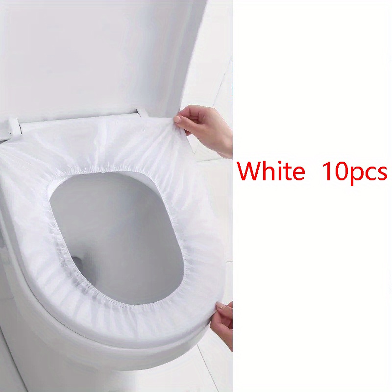 10Pcs Blue Disposable Toilet S - Travel Accessories Essentials avaliação e preço