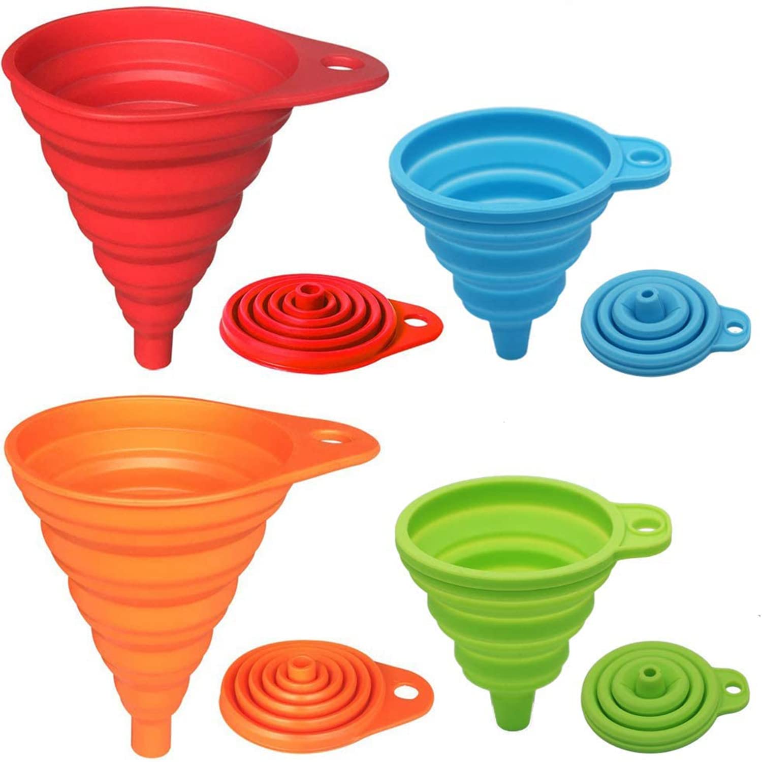 Collapsible Silicone Funnel Se - Water Bottle Collapsible avaliação e preço