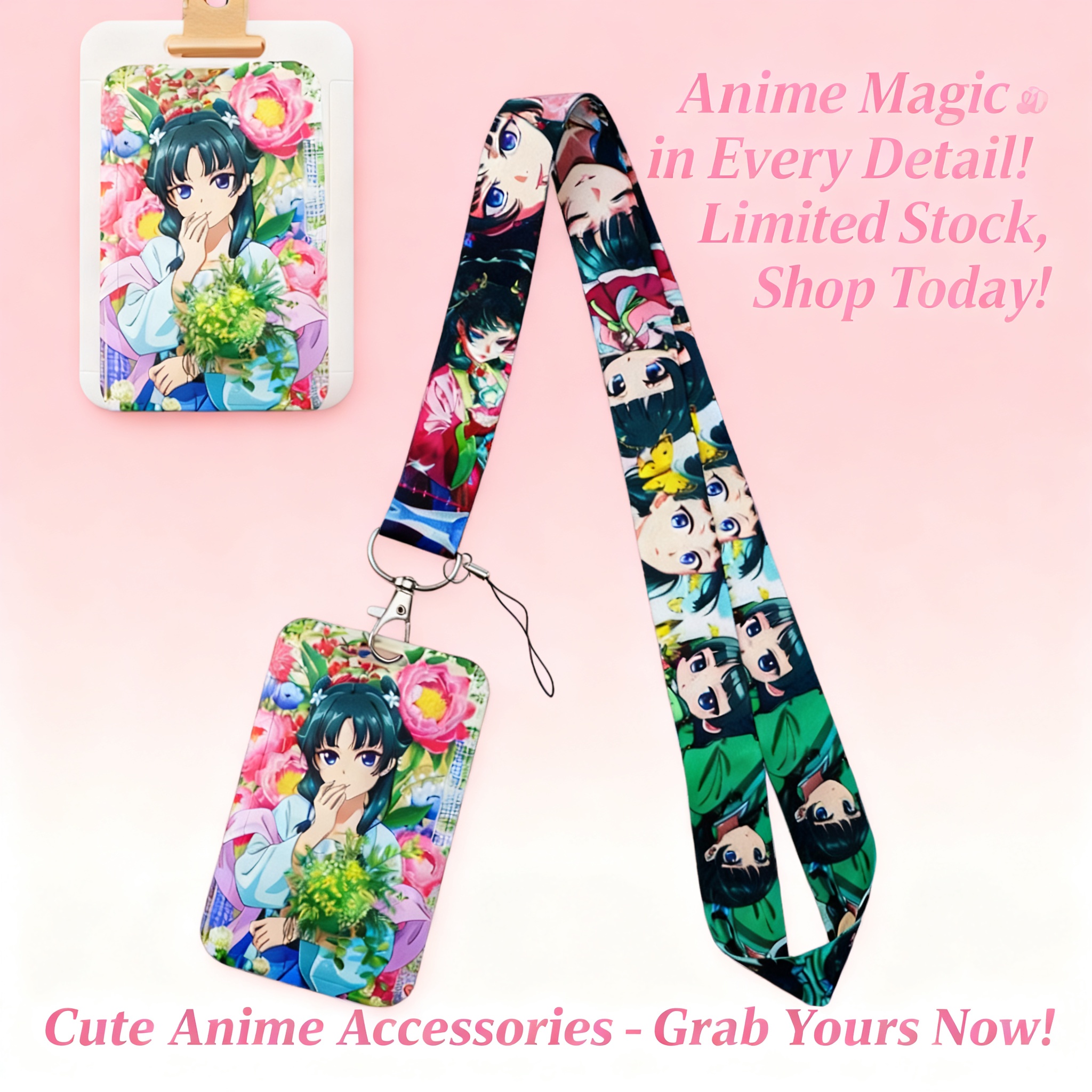 Cute Anime Girl Lanyard Neck S - Travel Accessories Deals avaliação e preço
