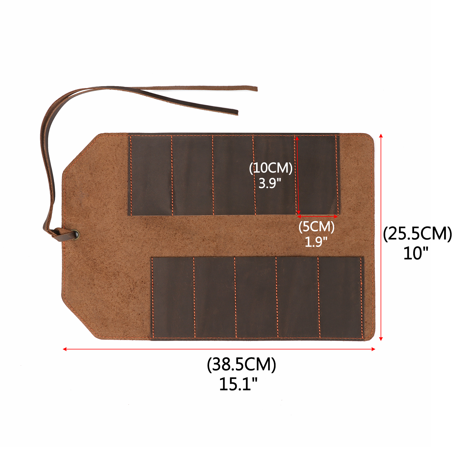 Tourbon Leather Tools Roll Up  - Travel Router Accessories avaliação e preço