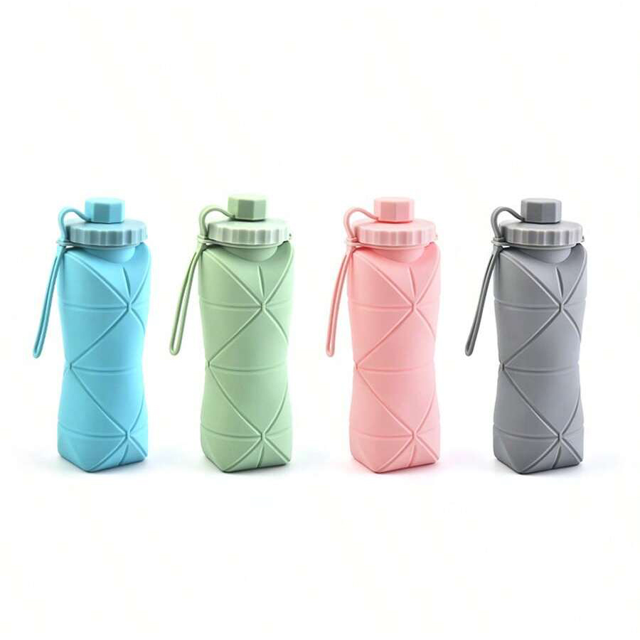 1Pc 600mlLarge Collapsible Sil - Water Bottle Collapsible avaliação e preço