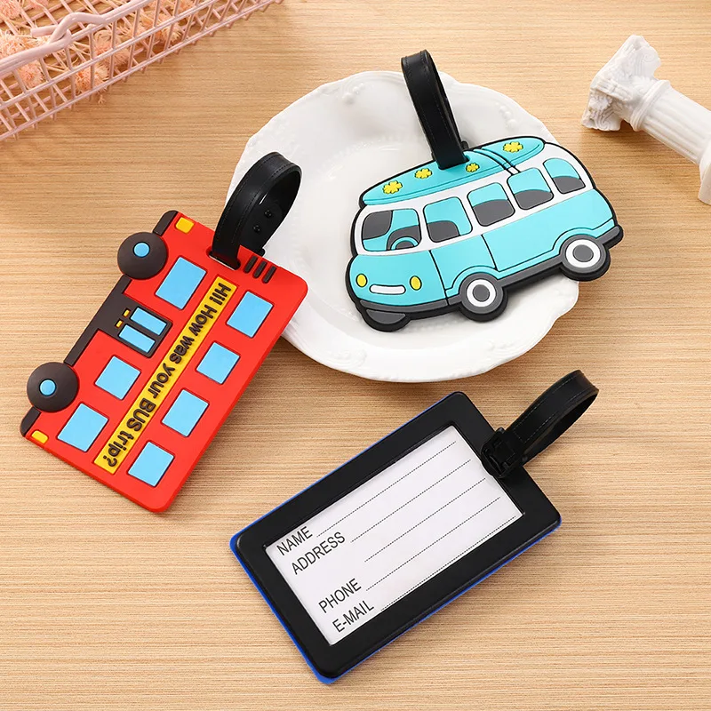 Cute Cartoon Cars PVC Silicone - Travel Accessories Unique avaliação e preço