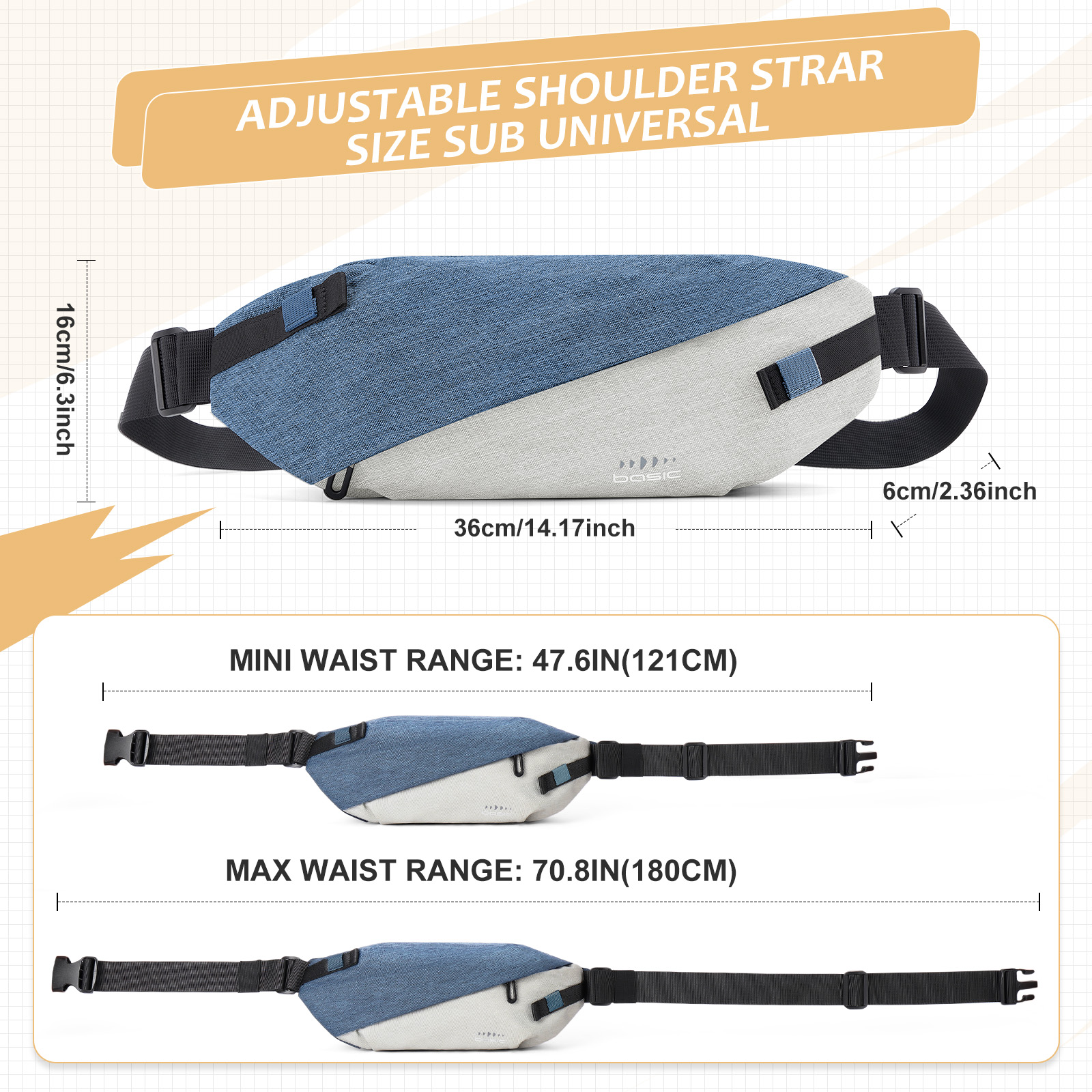 Fashionable Trendy Crossbody B - Travel Accessories For Men avaliação e preço