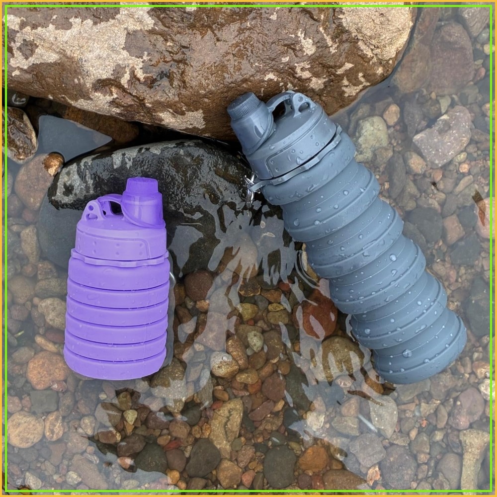 Collapsible Water Bottle 500ml - Water Bottle Collapsible avaliação e preço