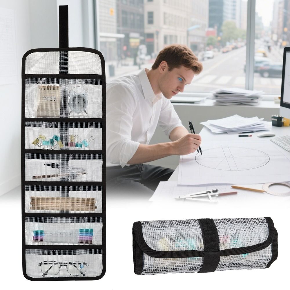 Portable Roll Up Mesh Storage  - Travel Router Accessories avaliação e preço