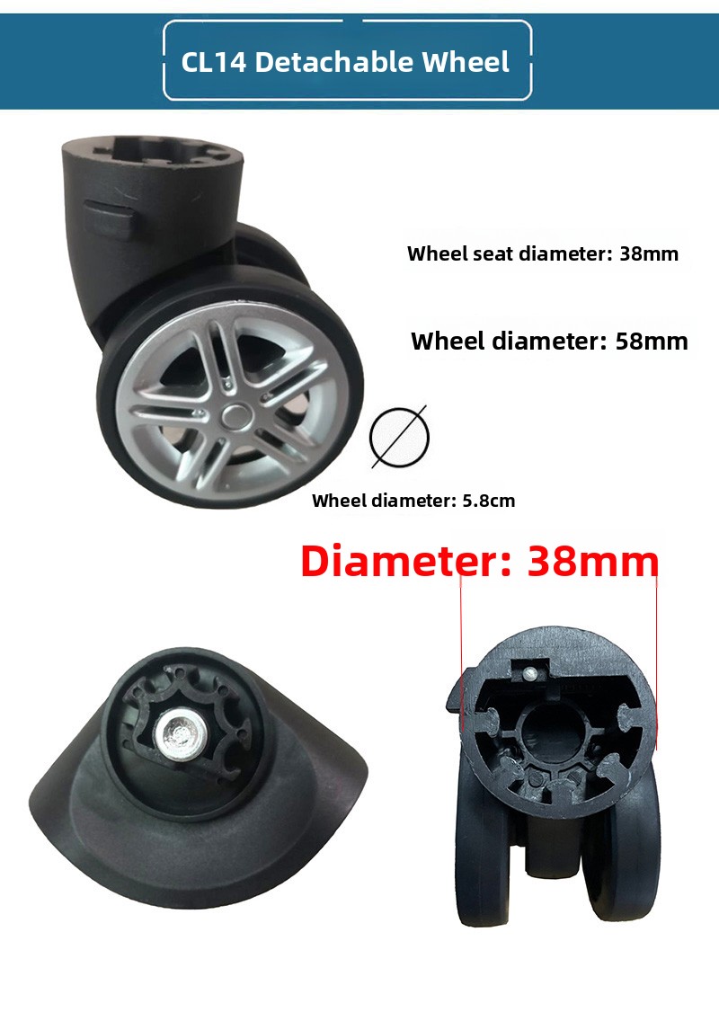 Detachable Luggage Wheel Acces - Travel Router Accessories avaliação e preço