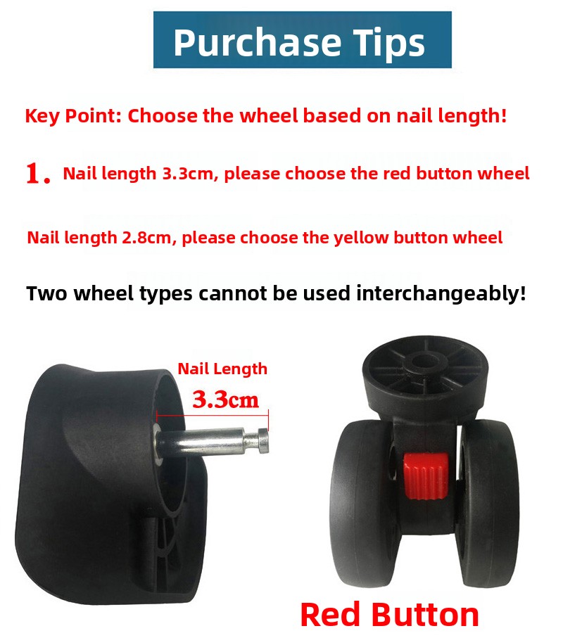 Detachable Luggage Wheel Acces - Travel Router Accessories avaliação e preço