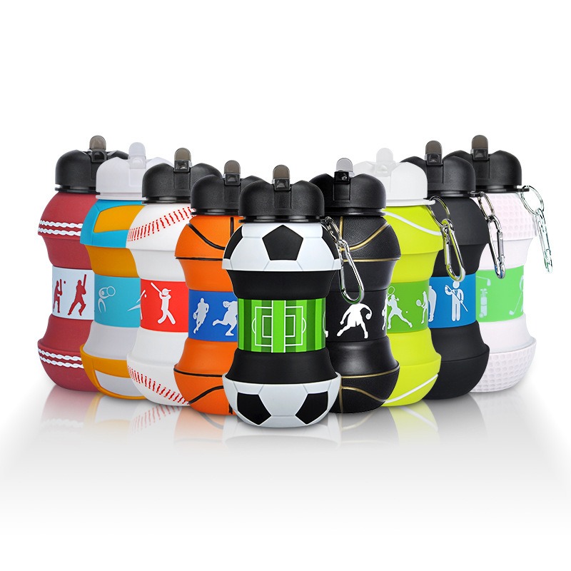 Football Silicone Collapsible  - Water Bottle Collapsible avaliação e preço