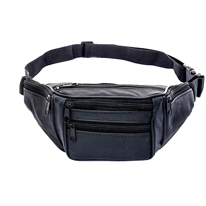 Leather Men Waist Chest Bag Th - Money Belt Hidden avaliação e preço